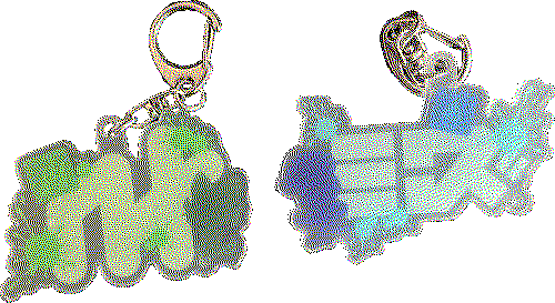 Pokemon Splatfest Keychains