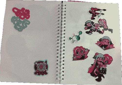 Splat Stickers Spread