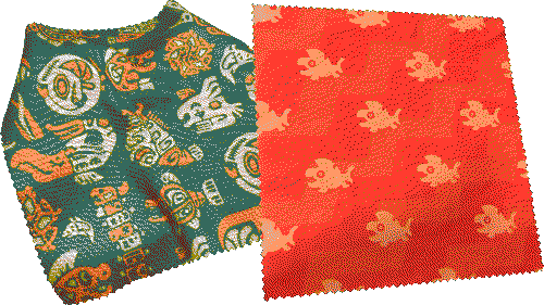 Orange and Green Salmon Run Glasses Wipes